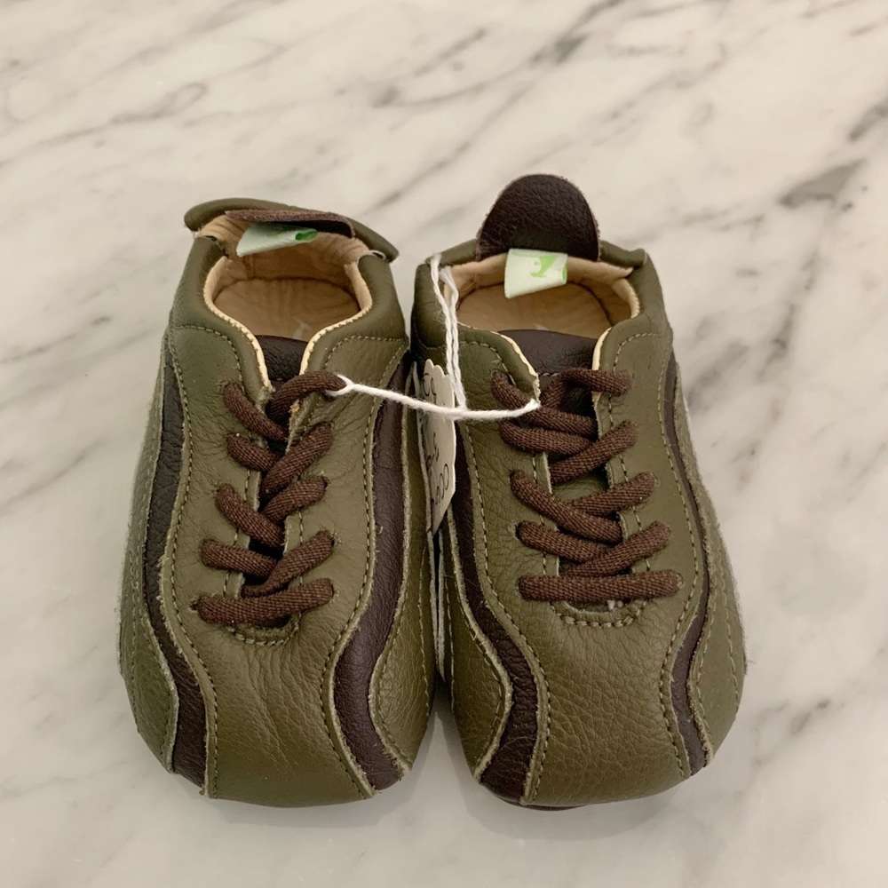 Tip Toey Joey Leather Baby Size 3 Shoes NWT